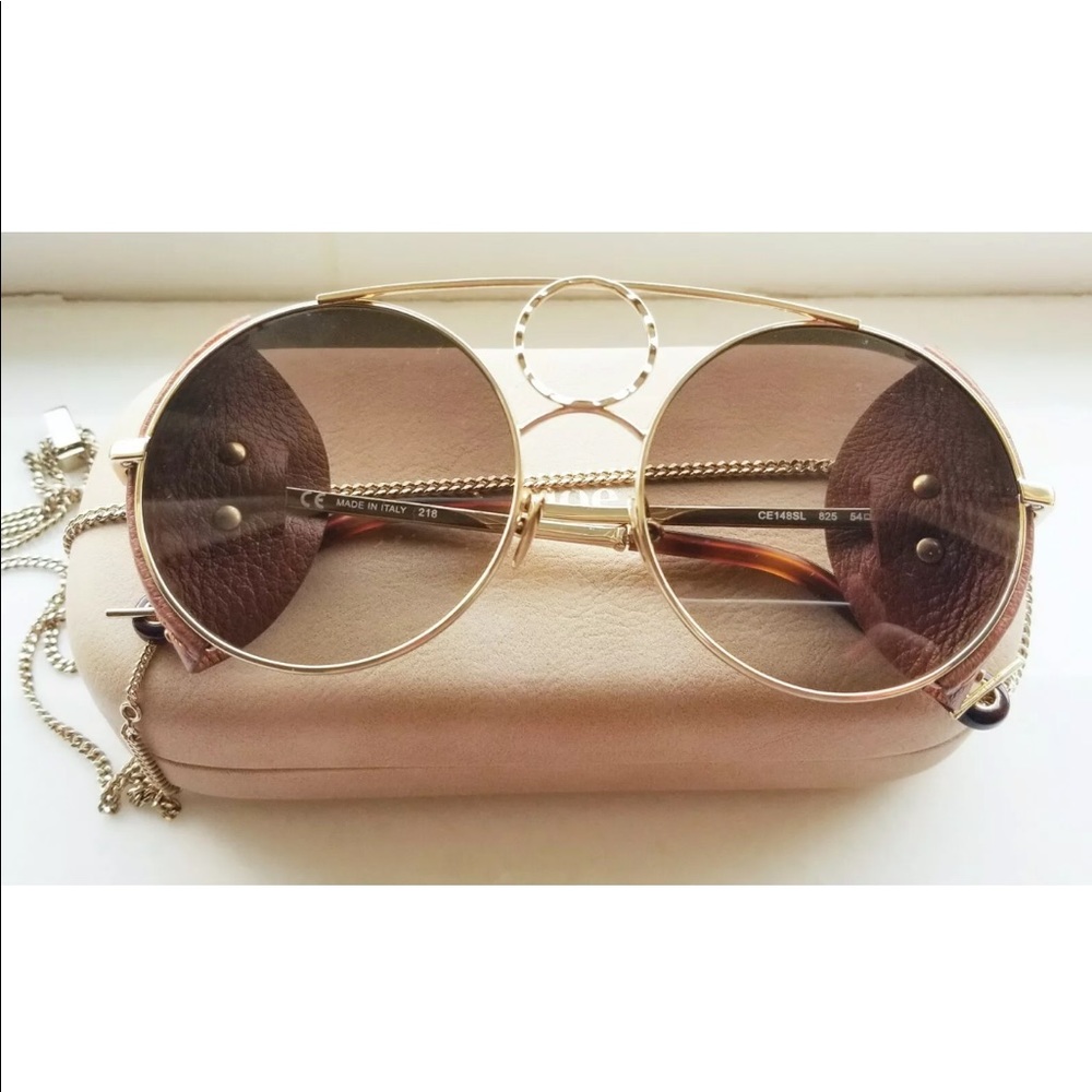 Chloe Sierra Round Frame & leather blinkers